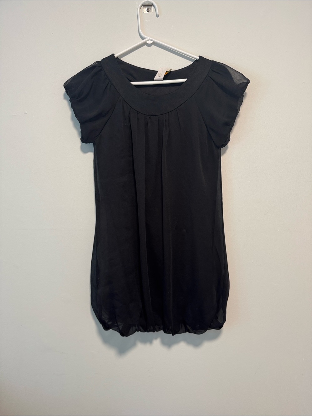 Poema Black Mini Dress